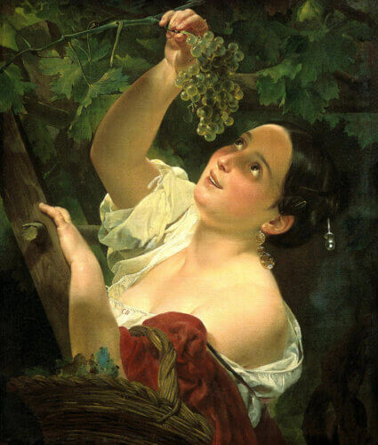 Картина Брюллов Карл – Итальянский полдень