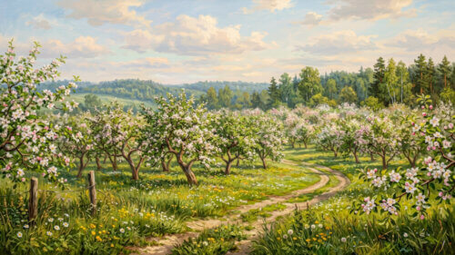 Весенний сад